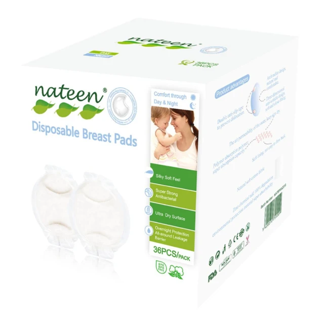 Tampoane Nateen antibacteriene pentru san 36 buc.